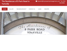 Tablet Screenshot of 8parkroad.com